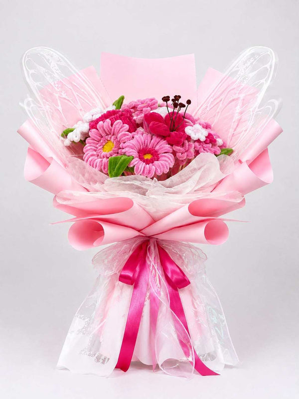 Pink Butterfly Floral Bouquet